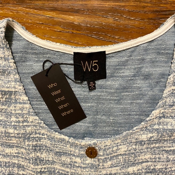 ANTHROPOLOGIE W5 Button Tank NWT - Picture 3 of 3